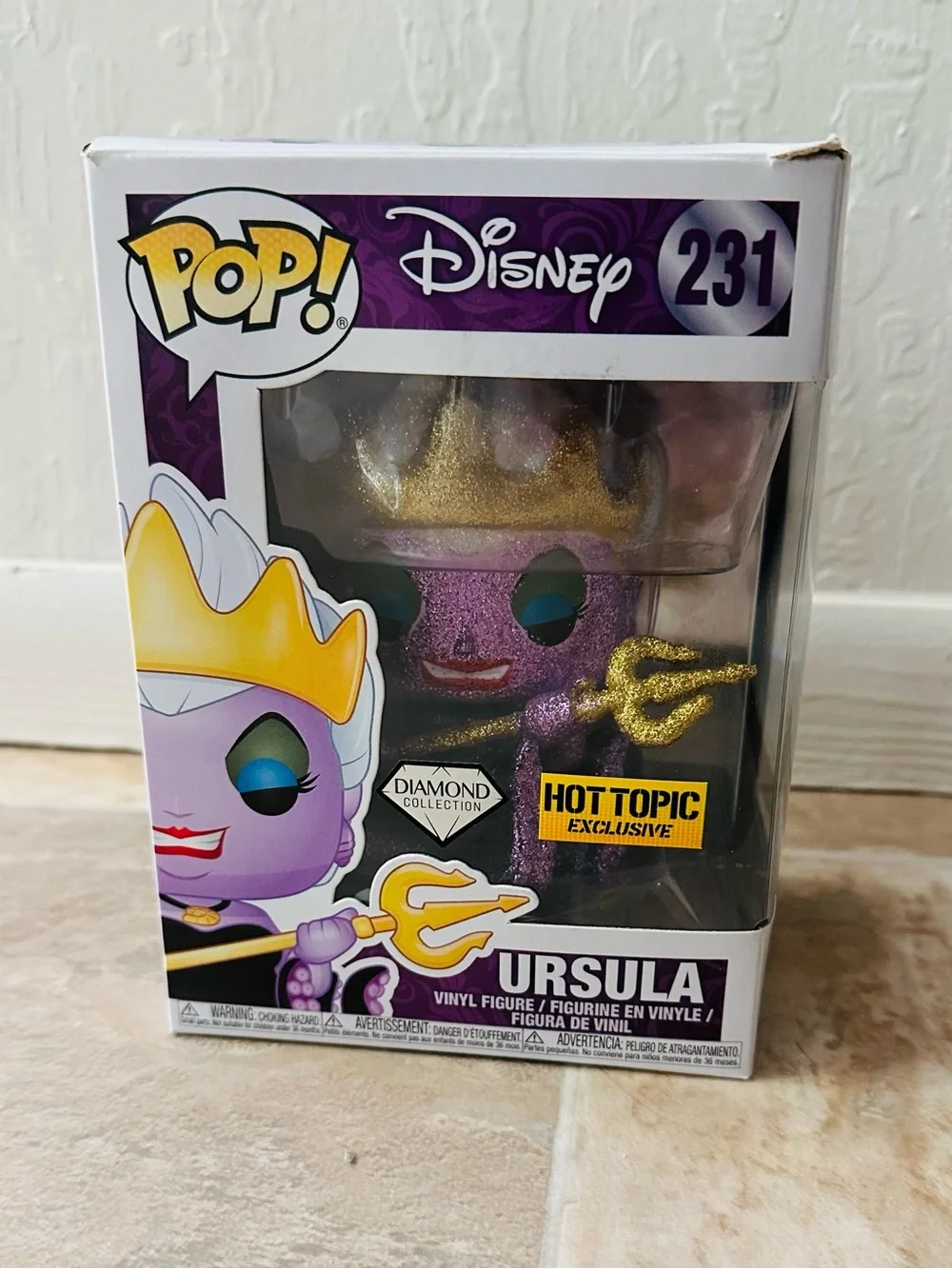 Funko Disney Ursula Diamond Collection Glitter Purple & Gold Pop! #231